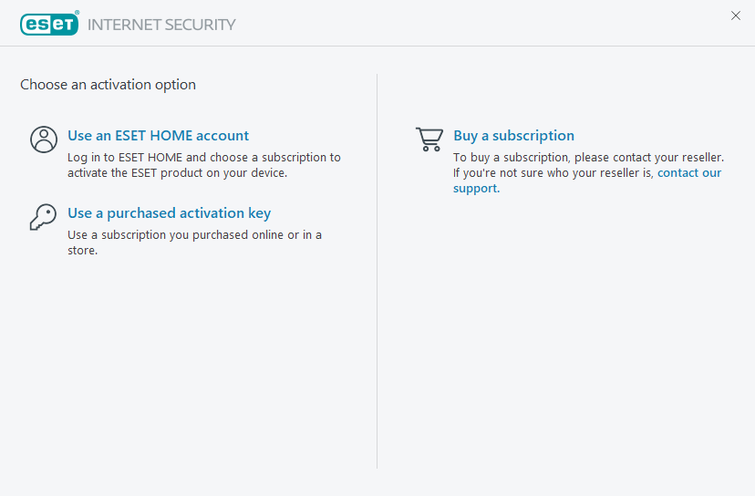 Product activation
