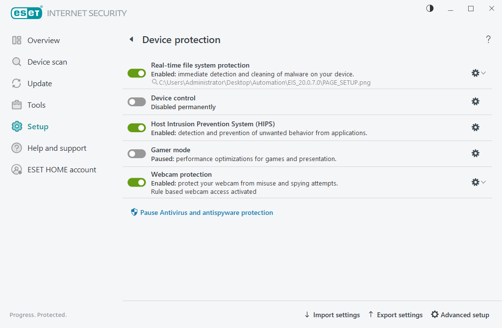 Computer protection