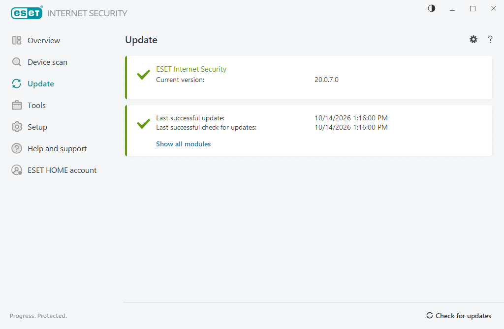 Update module