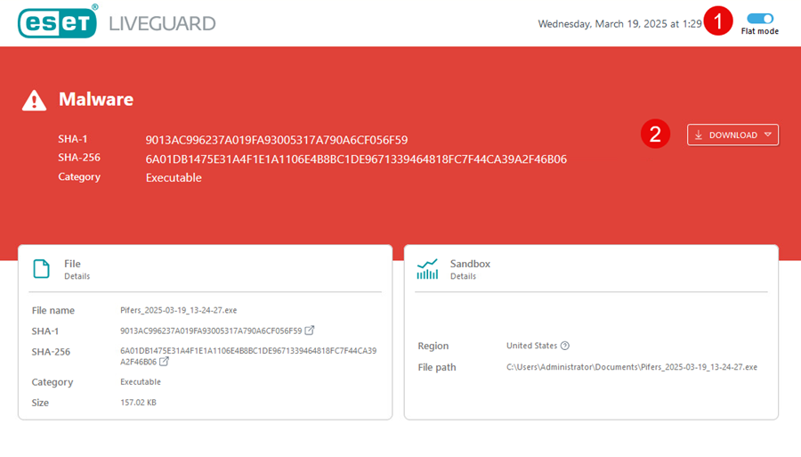 Behavioral report Behavioral report