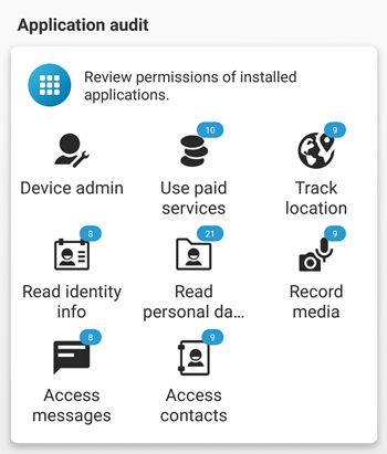 Application audit