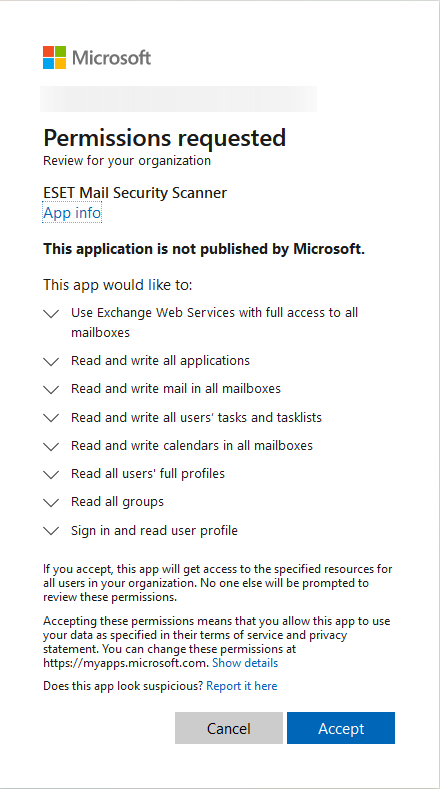 Registration access right