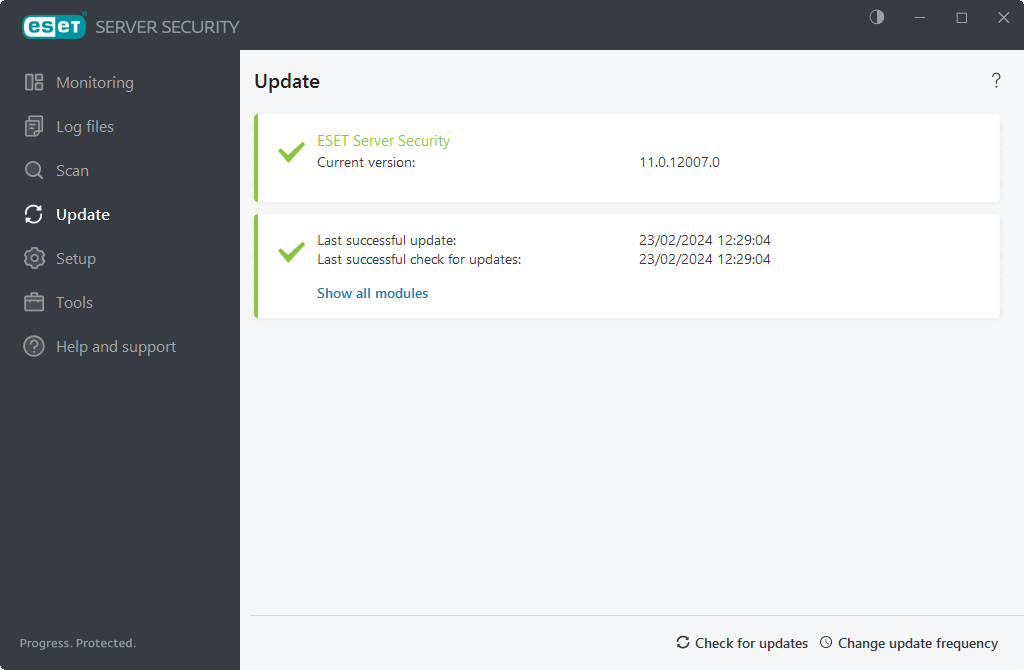 ESET Mail Security Mettre à jour