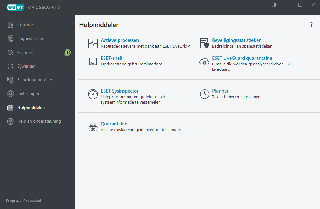 ESET Mail Security Hulpmiddelen