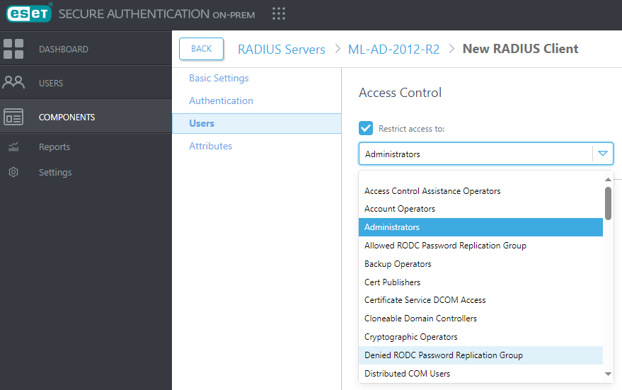 Access control overview