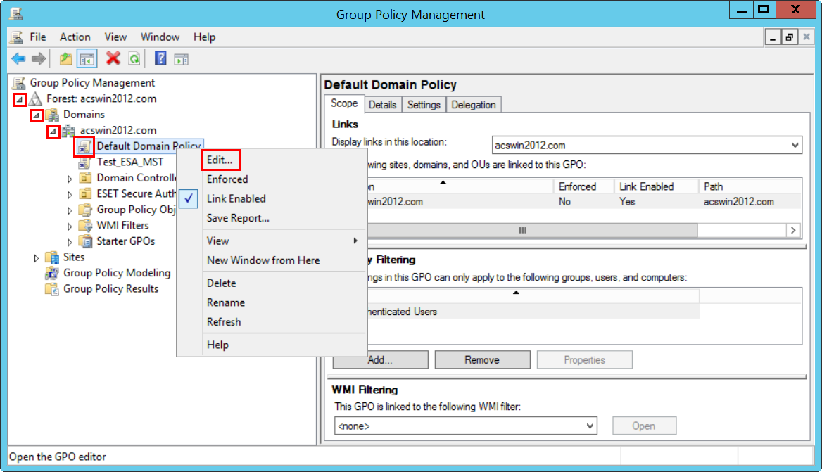 Crear una tarea de instalación de software mediante GPO