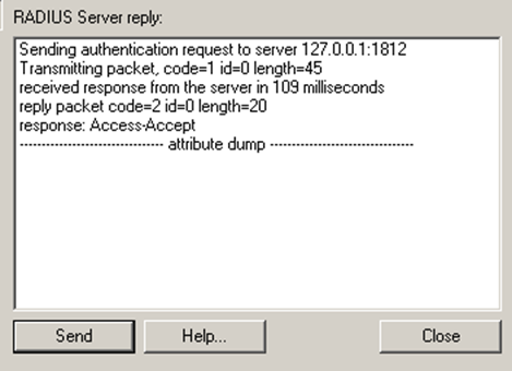 Esempio di risposta al server RADIUS Esempio di risposta al server RADIUS