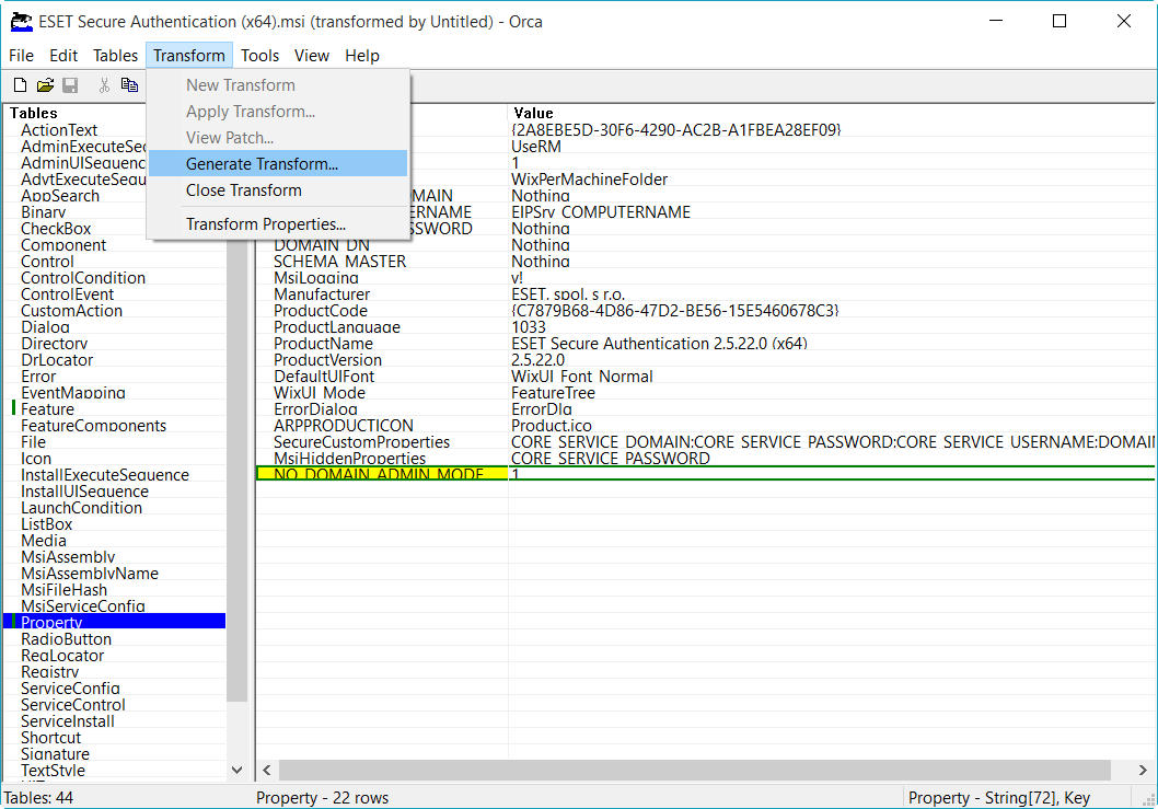 Создание преобразования Создание преобразования