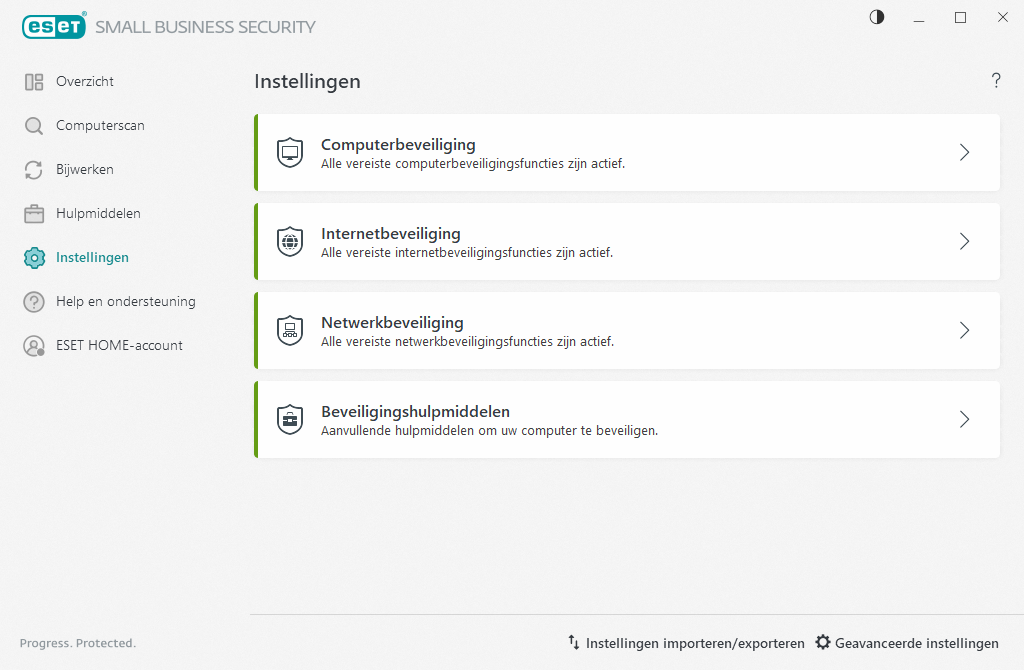 Instellingen
