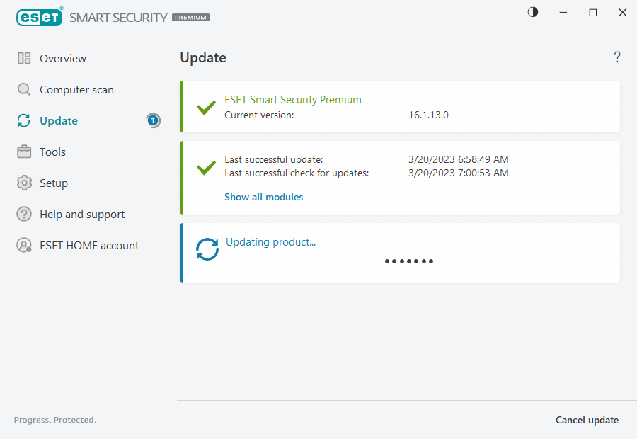 Updateproces
