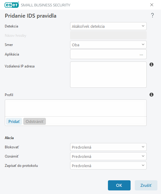 IDS pravidlá IDS pravidlá