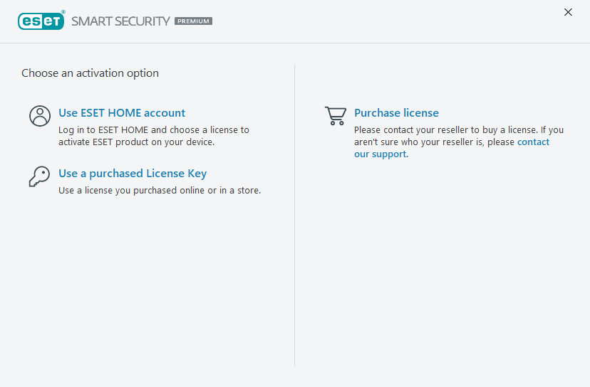 Активиране на продукта Активиране на продукта