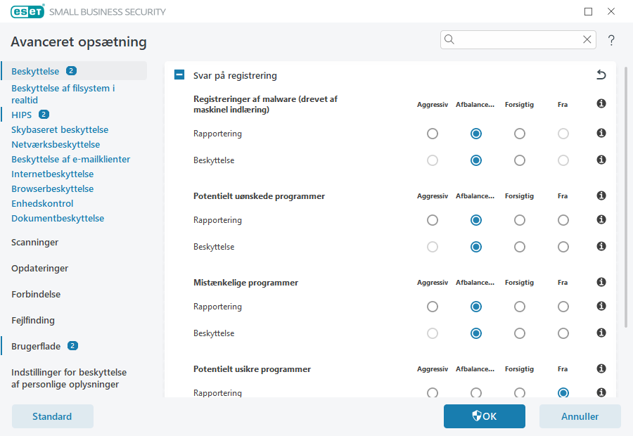 Svar på registrering
