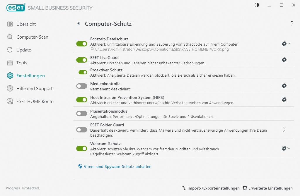 Computer-Schutz Computer-Schutz