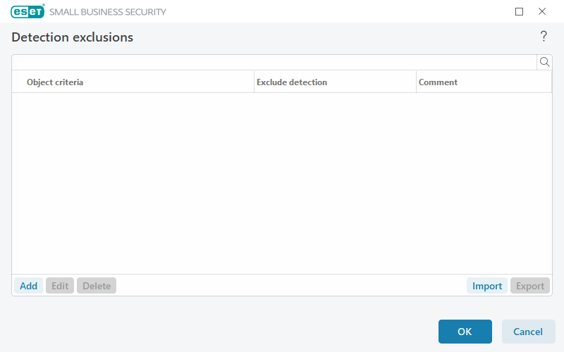 Excluded detections Excluded detections