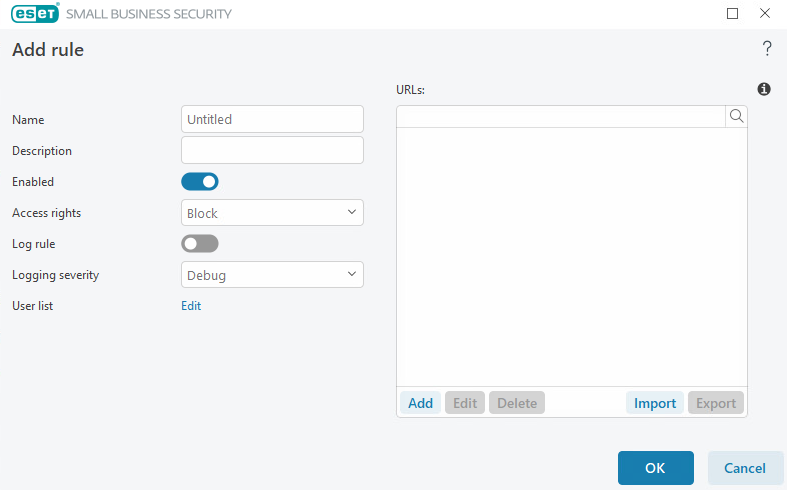 URL groups URL groups