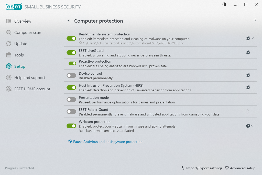 Computer protection Computer protection