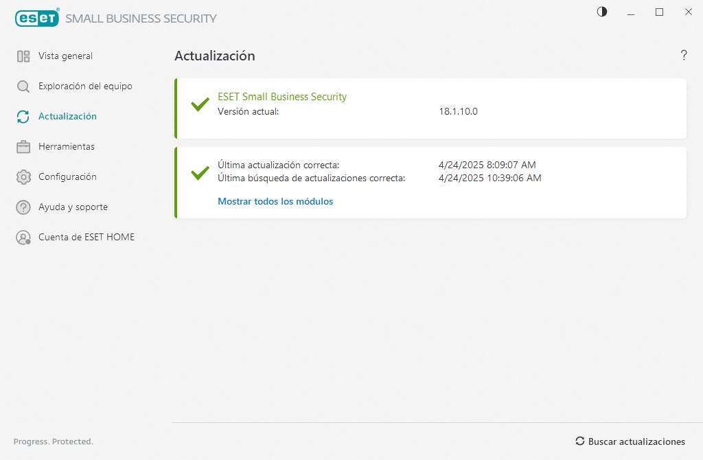 Actualización Actualización