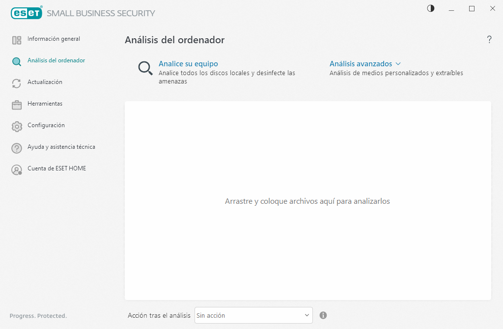 Estado de la protección