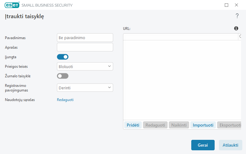 URL grupės