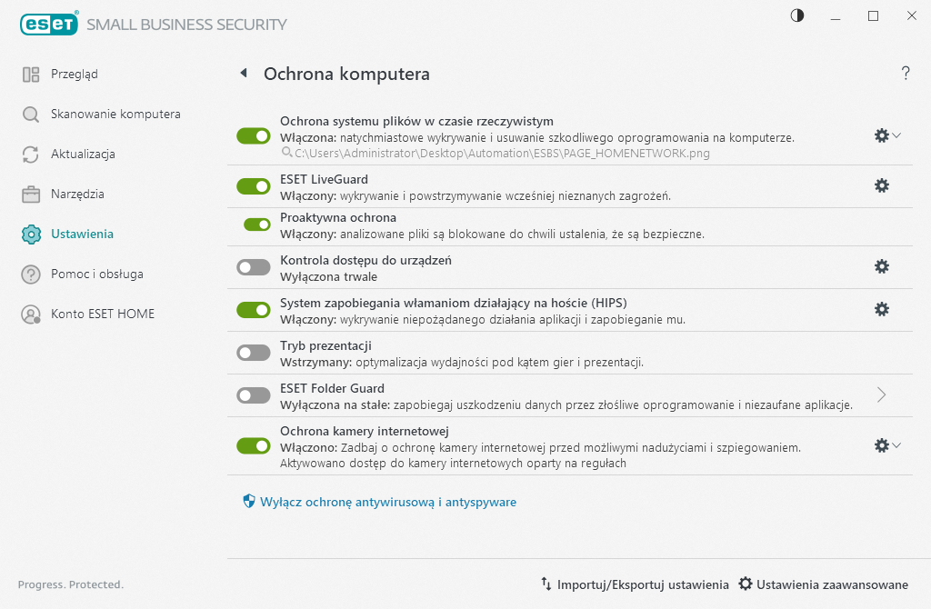 Ochrona komputera Ochrona komputera