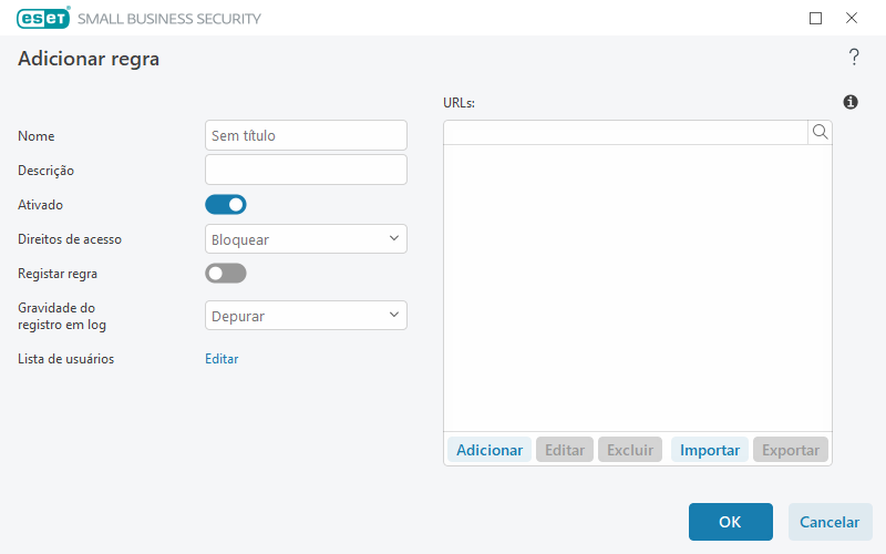 Grupos de URL