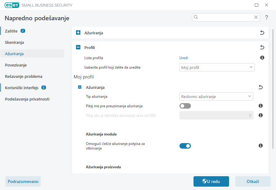 Vraćanje modula Vraćanje modula