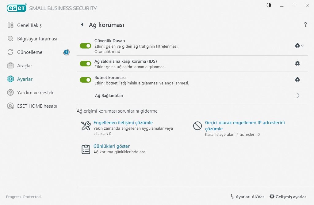 Ağ koruması Ağ koruması