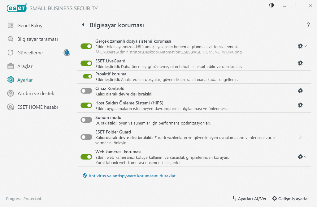 Bilgisayar koruması