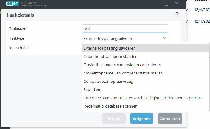 Nieuwe taak toevoegen in Planner