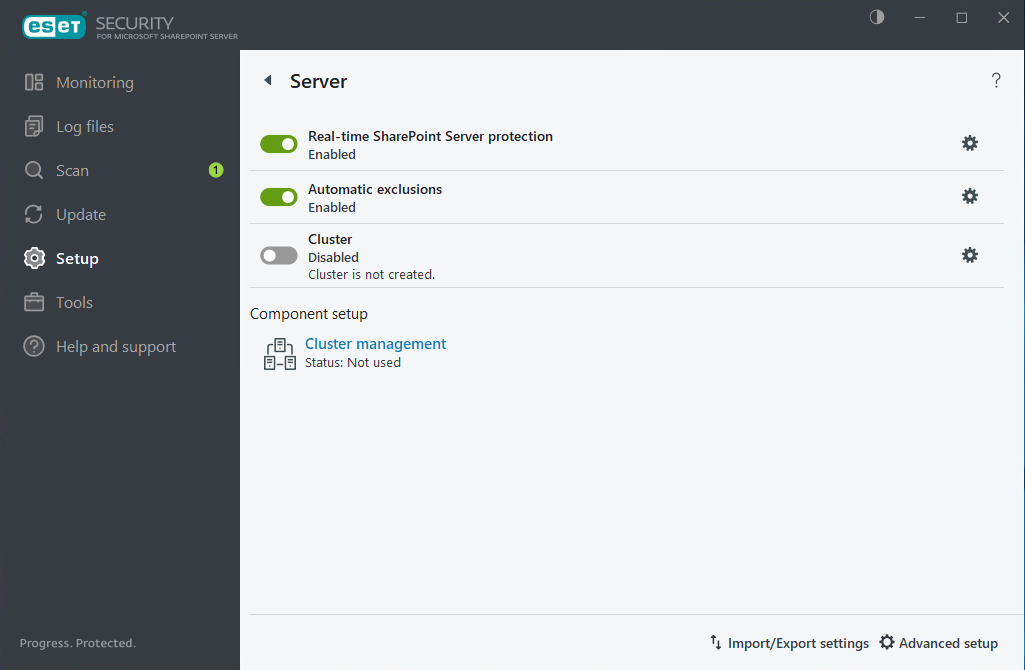 ESET Security for Microsoft SharePoint Server