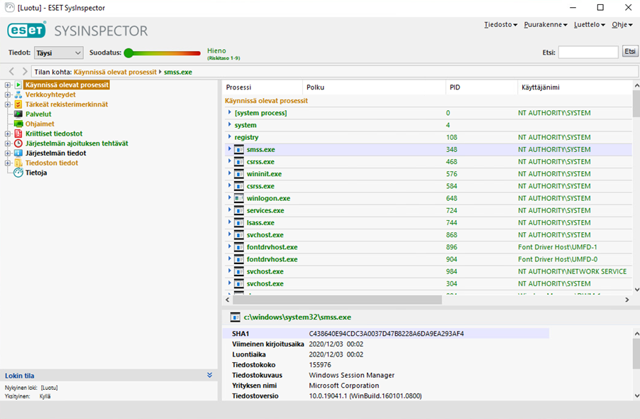 SINSP_USAGE