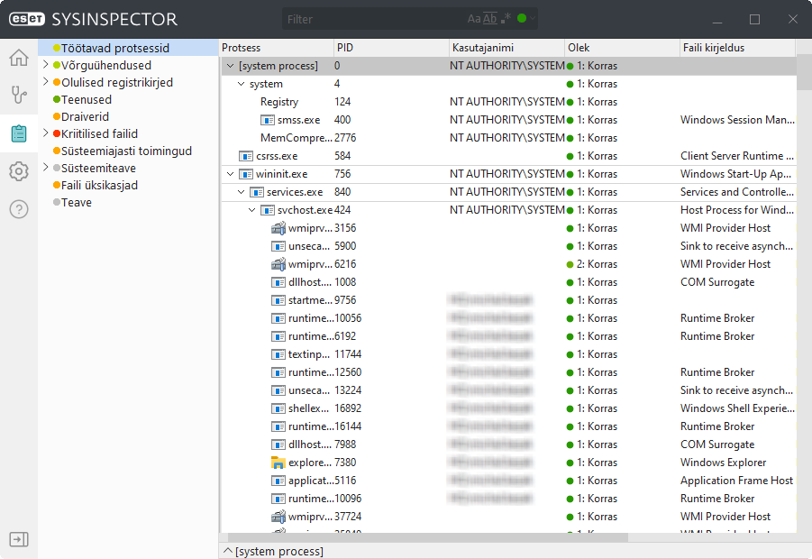 SINSP_USAGE