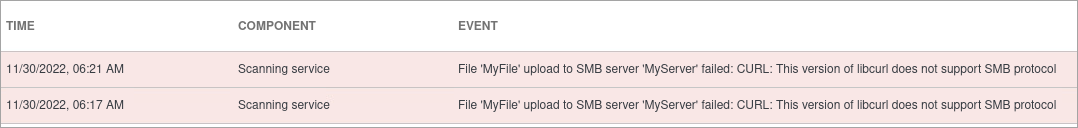 Outdated curl library for SMB protocol | ESET Server Security for Linux ...