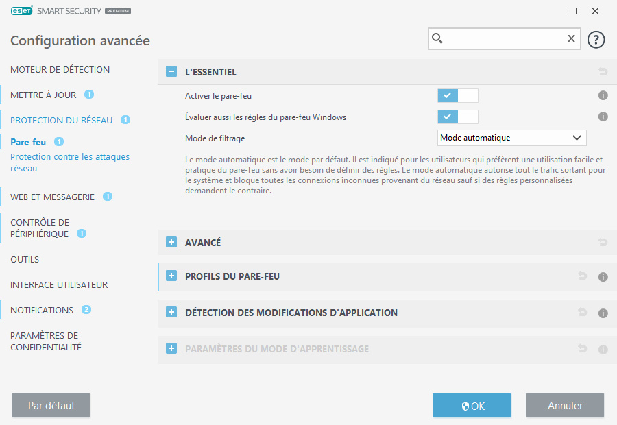 CONFIG_EPFW_MODE_FILTERING