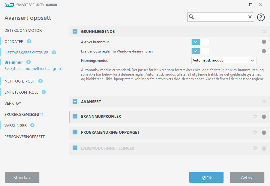 CONFIG_EPFW_MODE_FILTERING