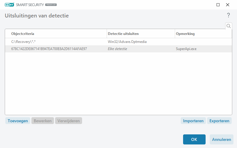 CONFIG_EXCLUDE_DETECTION