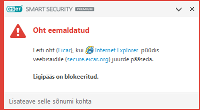 Oht eemaldatud