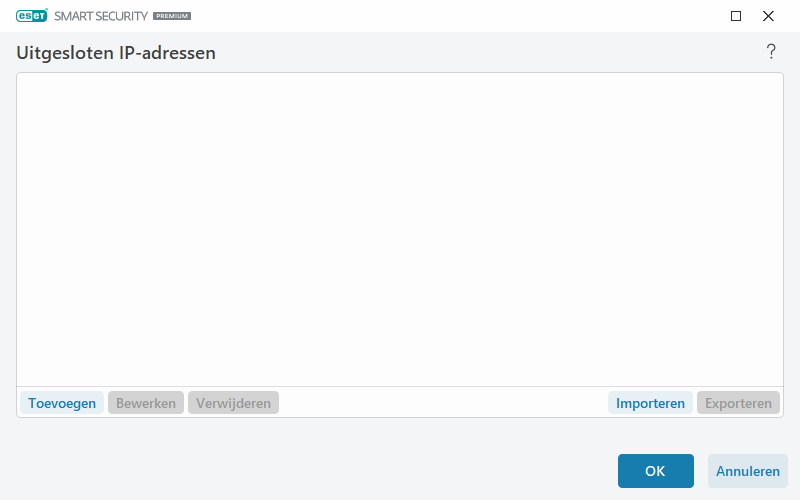 Uitgesloten IP Uitgesloten IP