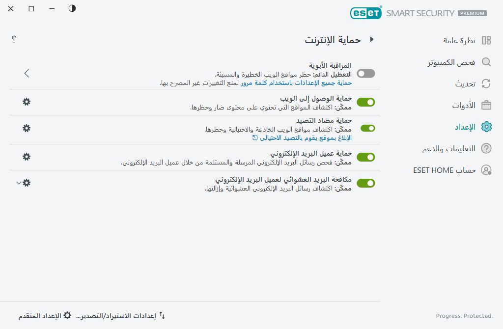 حماية الإنترنت حماية الإنترنت