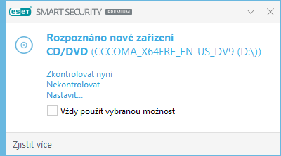 Rozpoznáno nové zařízení