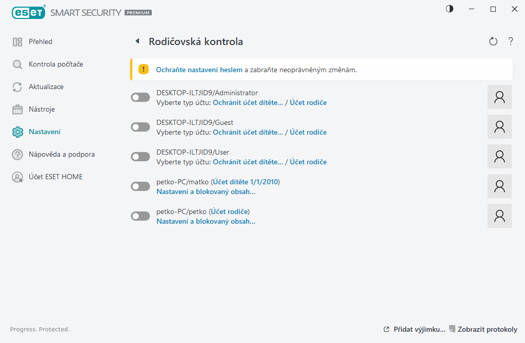 Rodičovská kontrola