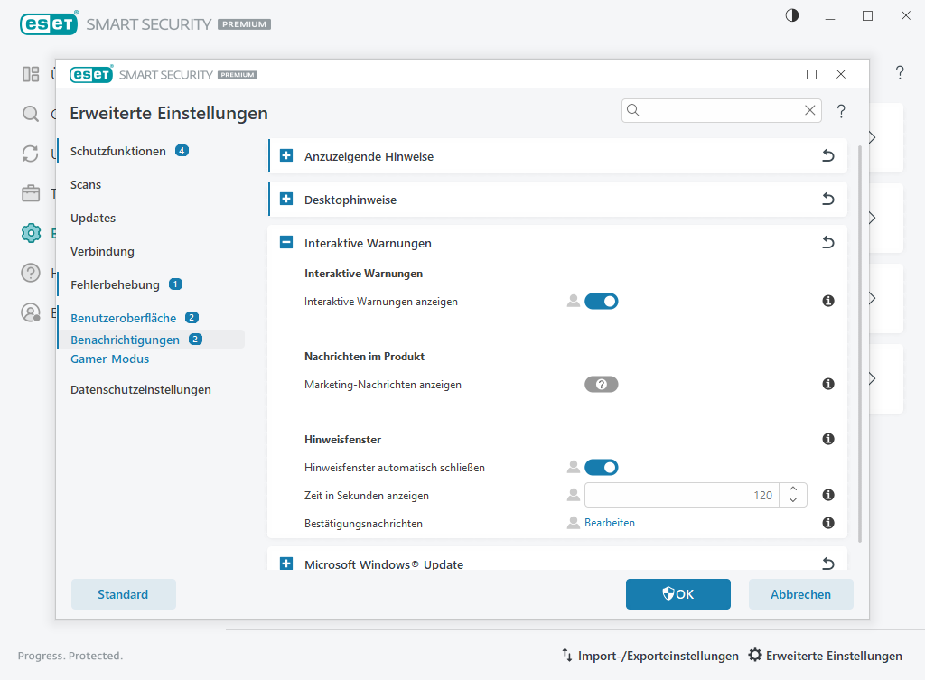 Desktophinweise Desktophinweise