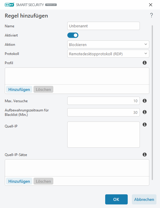 Regel-Editor Regel-Editor