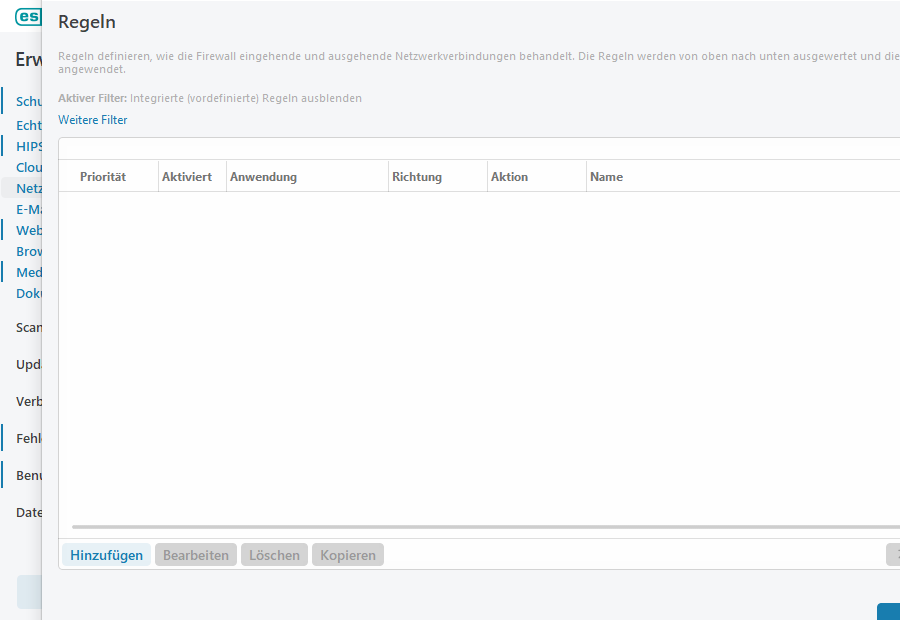 Firewall-Regeln Firewall-Regeln