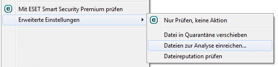 Kontextmenü Kontextmenü