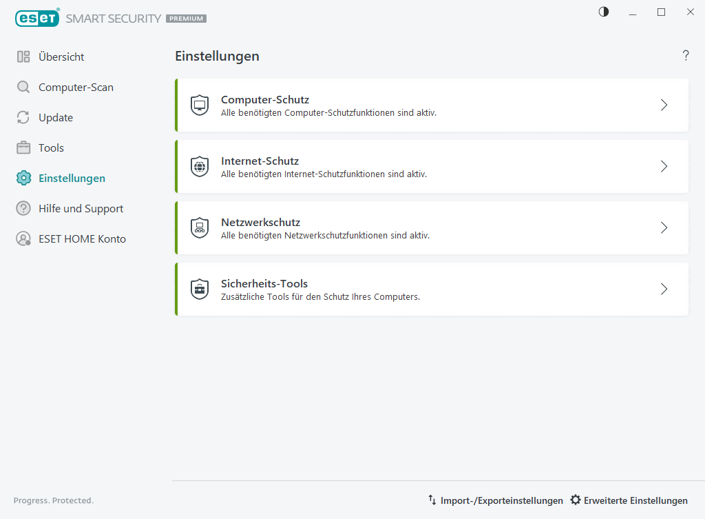 Einstellungen Einstellungen