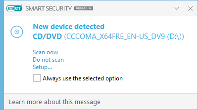 New device detected New device detected