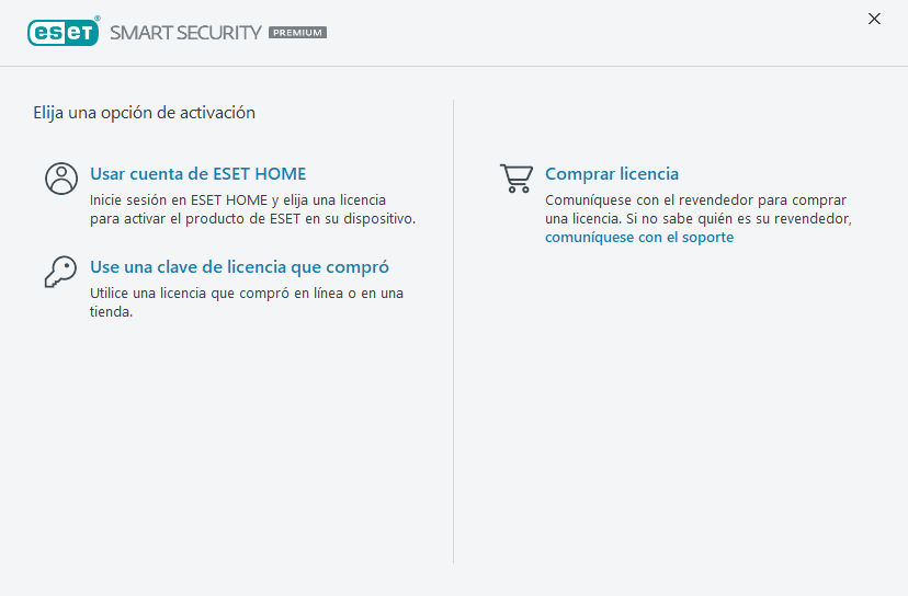 Activación del producto Activación del producto