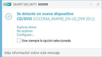 Se detectó un nuevo dispositivo Se detectó un nuevo dispositivo
